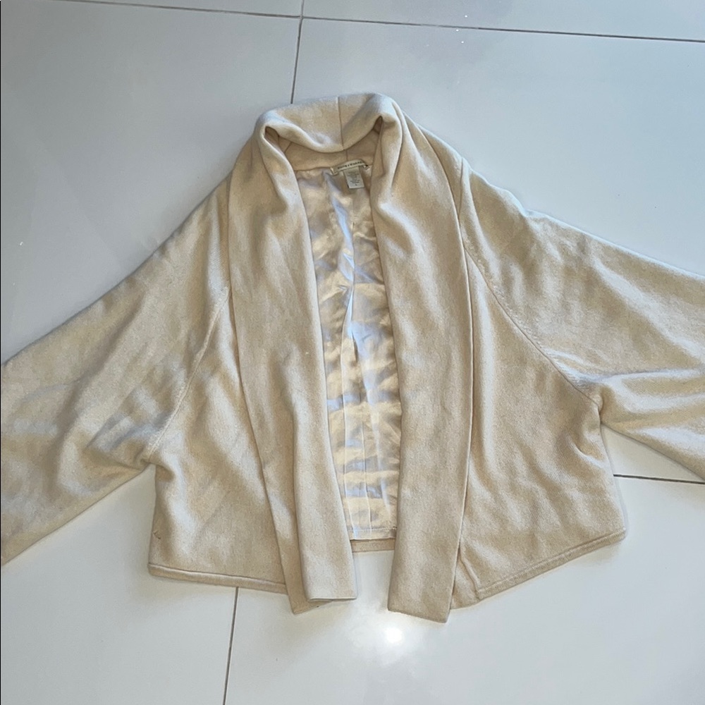 White Warren Elegant Cream Women's cashmere silk Sweater